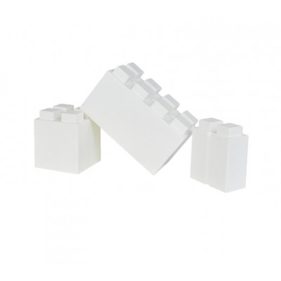Pack de blocs blancs  (7 Larges, 6 mediums, 8 smalls)